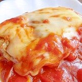 トマトソースのチーズポークソテー